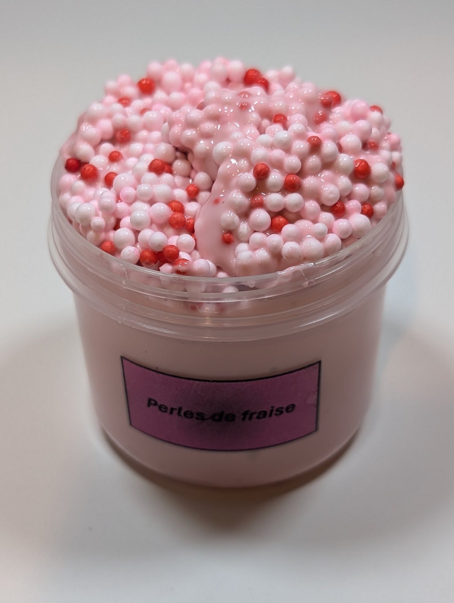 Slime "Perles de fraise"